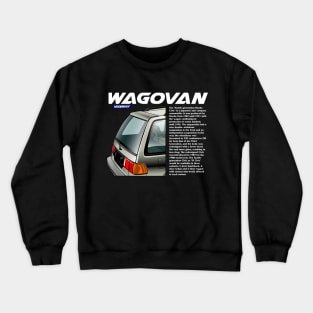 4th GEN CIVIC SHUTTLE WAGOVAN BLACK Crewneck Sweatshirt